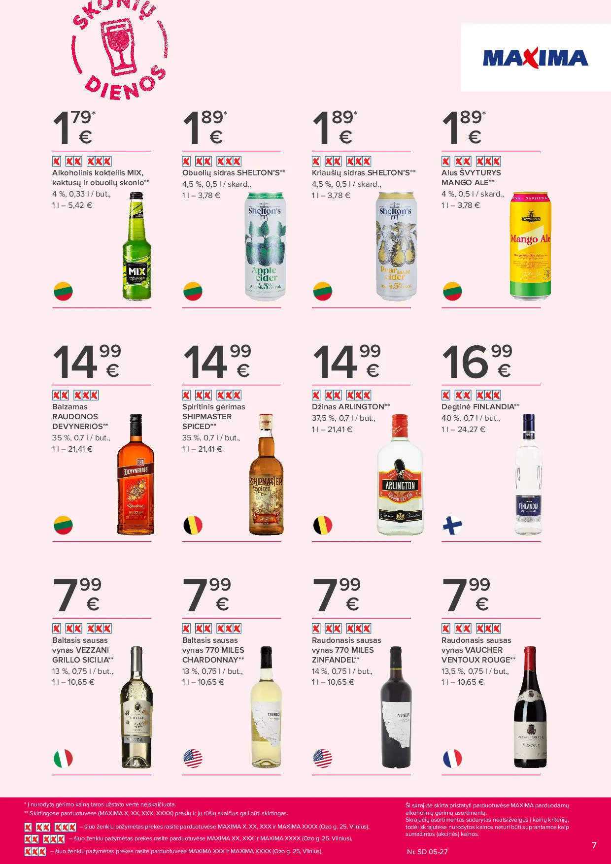Maxima Skonių dienos naujausias leidinys – 7 psl.