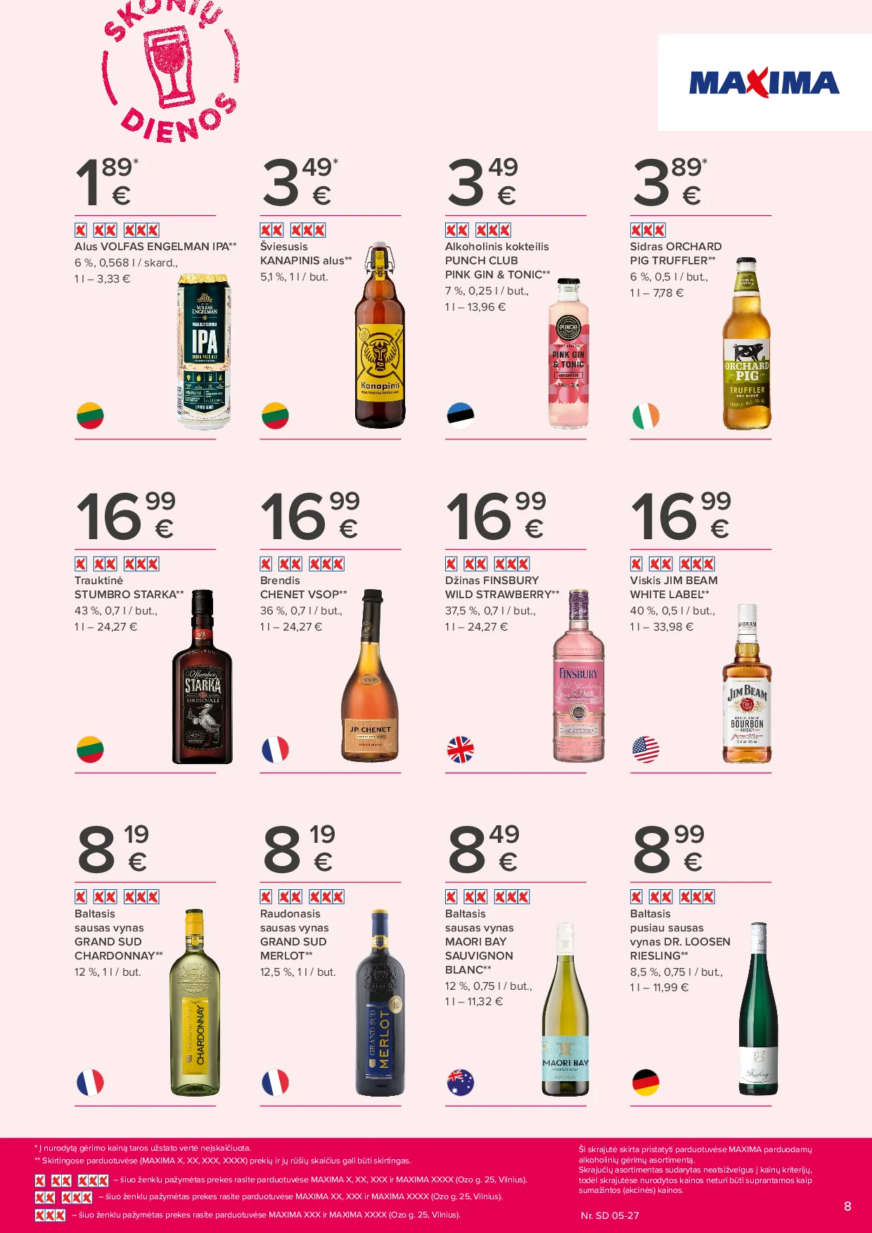 Maxima Skonių dienos naujausias leidinys – 8 psl.