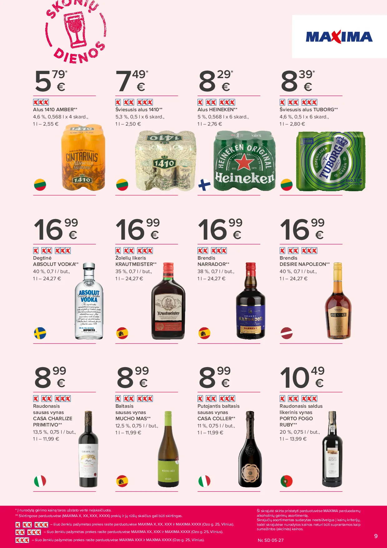 Maxima Skonių dienos naujausias leidinys – 9 psl.