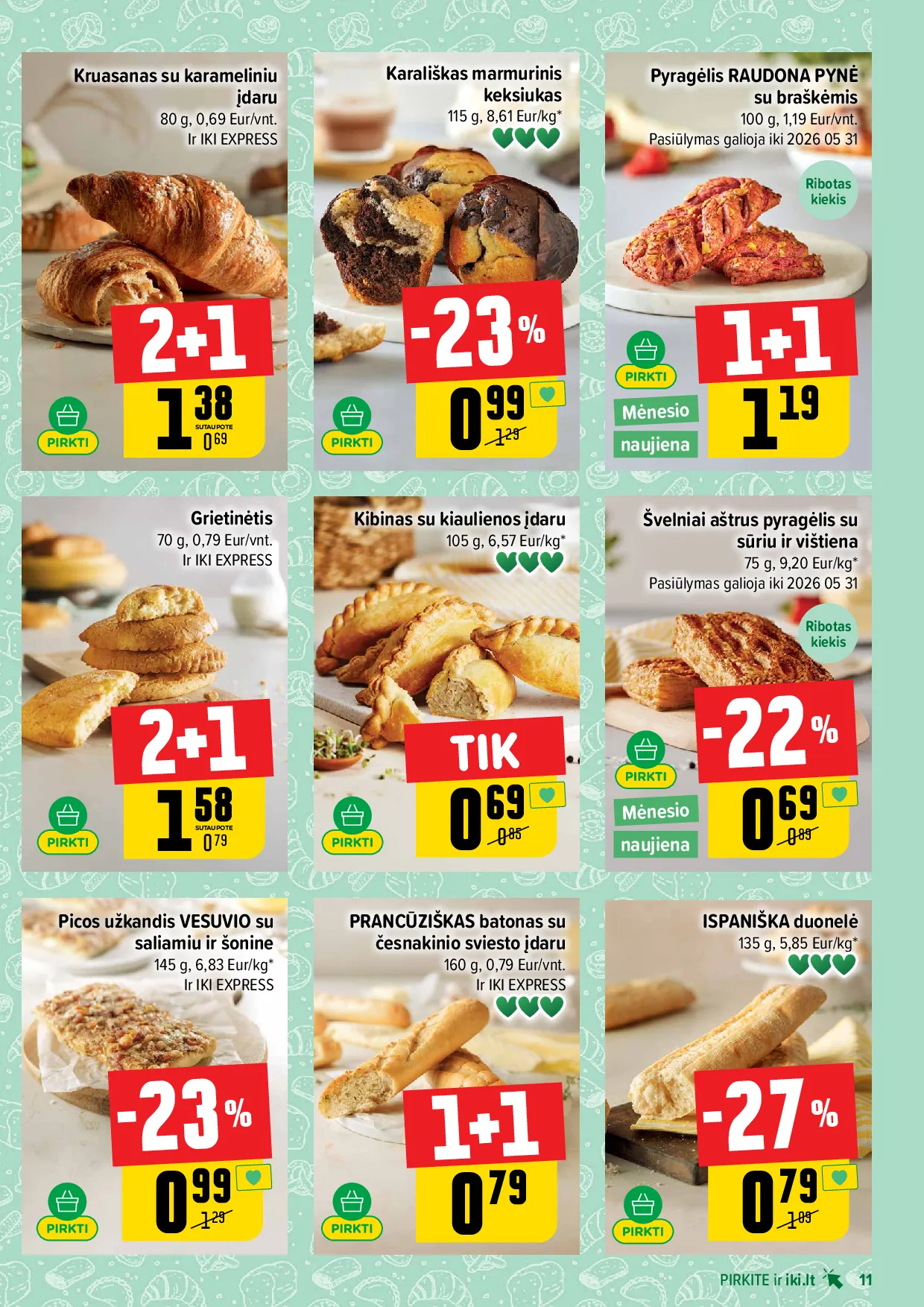 Iki akcijos šią savaitę. Galioja nuo 2026-05-25 iki 2026-05-31 – 11 psl.