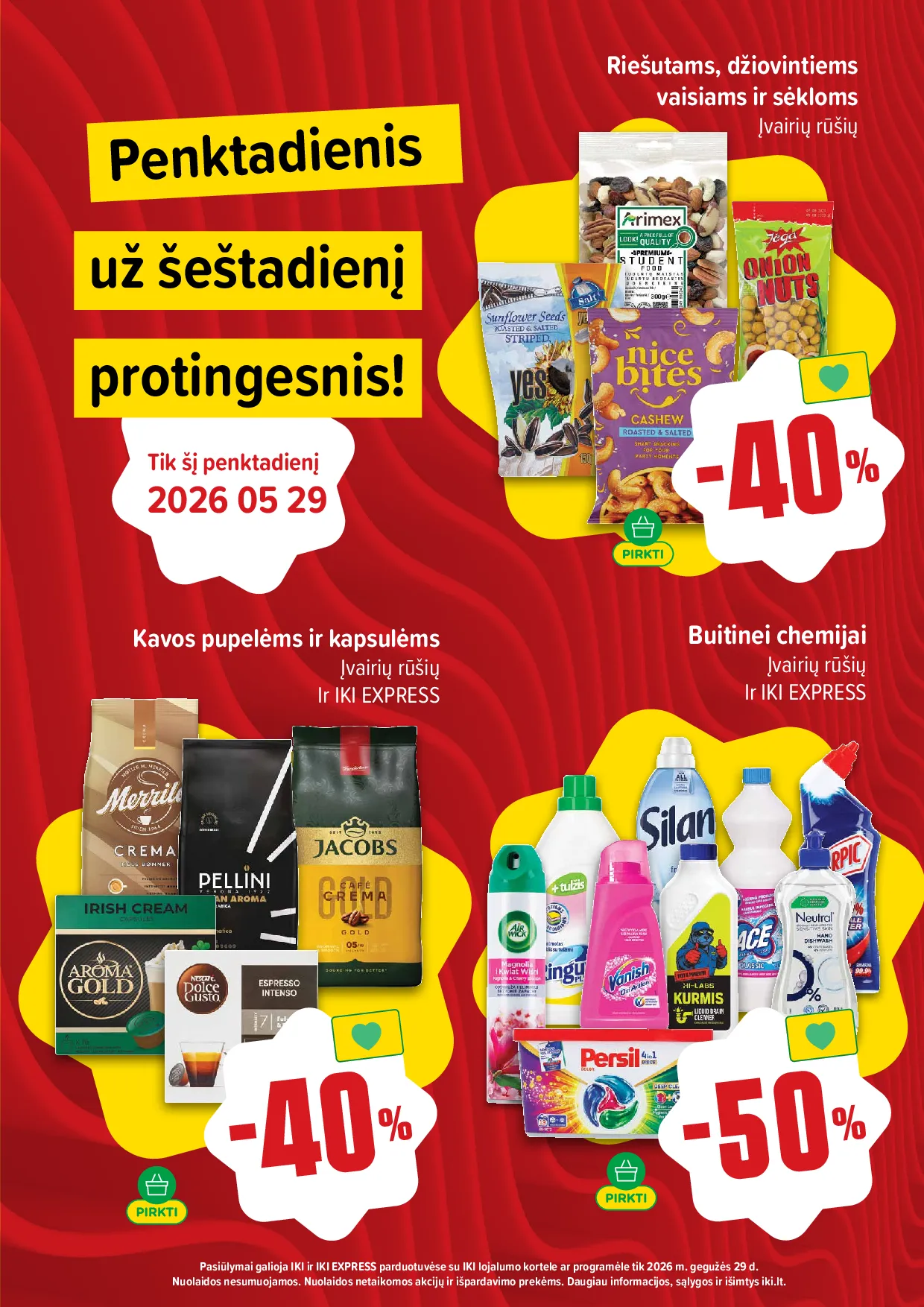 Iki akcijos šią savaitę. Galioja nuo 2026-05-25 iki 2026-05-31 – 13 psl.