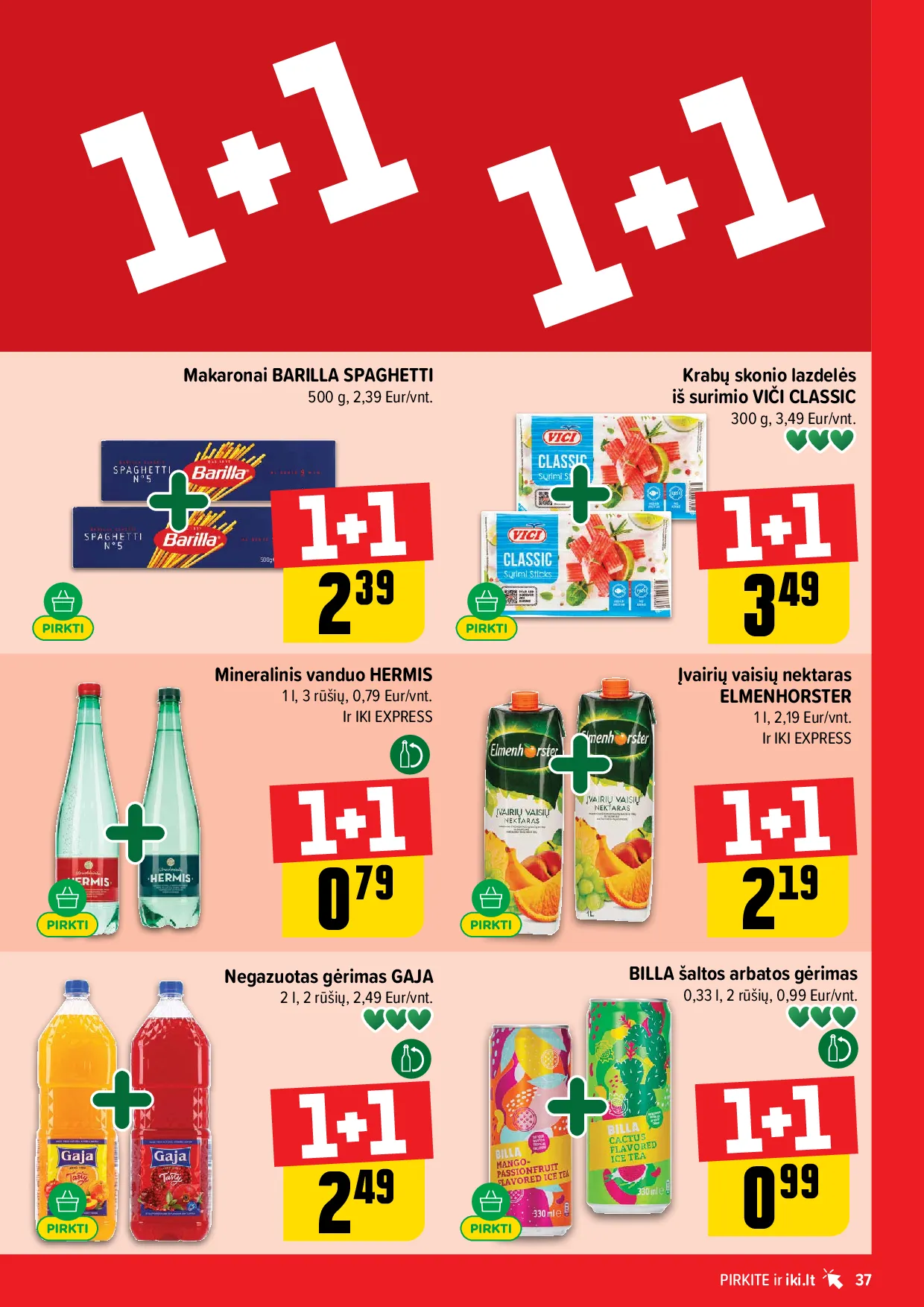 Iki akcijos šią savaitę. Galioja nuo 2026-05-25 iki 2026-05-31 – 37 psl.