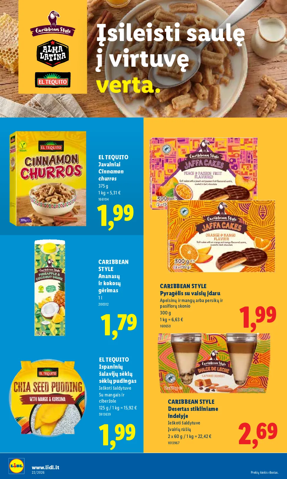 Lidl akcijos šią savaitę. Galioja nuo 2026-05-25 iki 2026-05-31 – 20 psl.