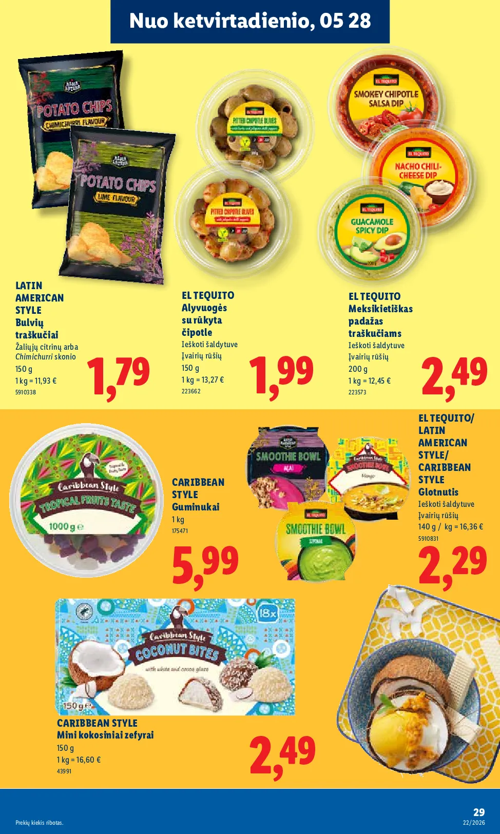 Lidl akcijos šią savaitę. Galioja nuo 2026-05-25 iki 2026-05-31 – 21 psl.