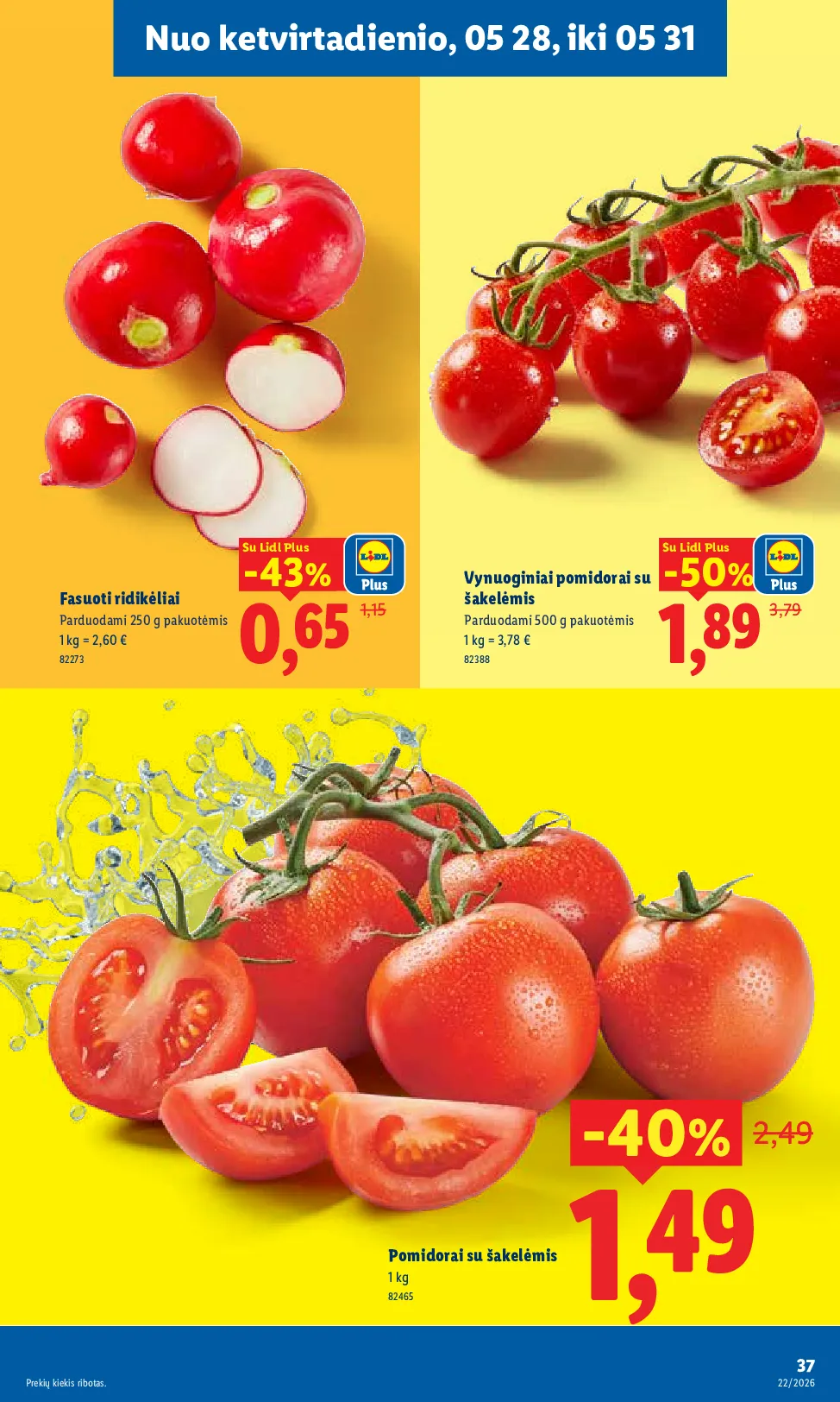 Lidl akcijos šią savaitę. Galioja nuo 2026-05-25 iki 2026-05-31 – 29 psl.
