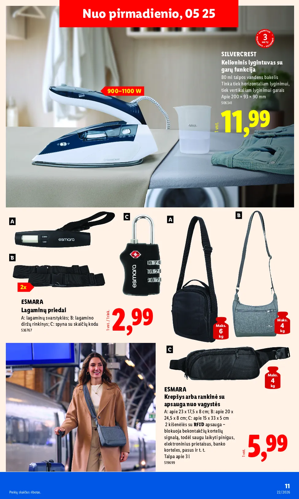 Lidl akcijos šią savaitę. Galioja nuo 2026-05-25 iki 2026-05-31 – 11 psl.