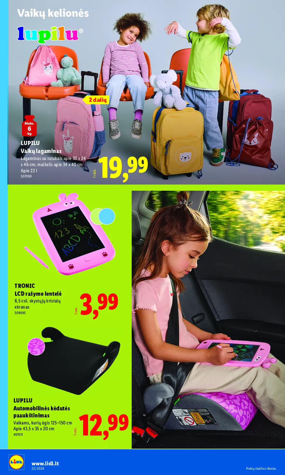 Lidl akcijos šią savaitę. Galioja nuo 2026-05-25 iki 2026-05-31 – 12 psl.