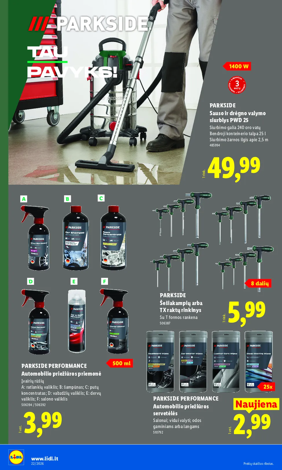 Lidl akcijos šią savaitę. Galioja nuo 2026-05-25 iki 2026-05-31 – 16 psl.