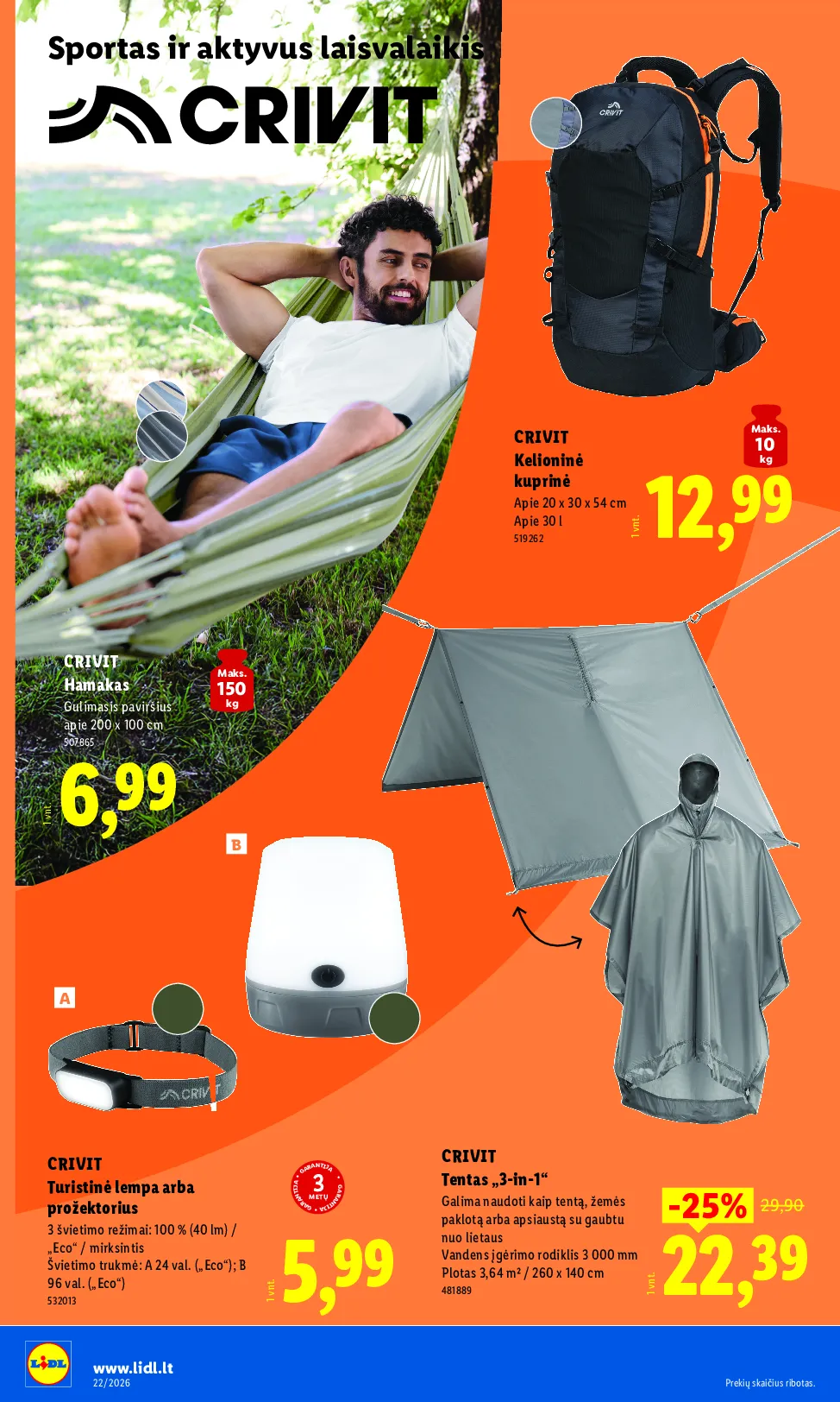 Lidl akcijos šią savaitę. Galioja nuo 2026-05-25 iki 2026-05-31 – 8 psl.