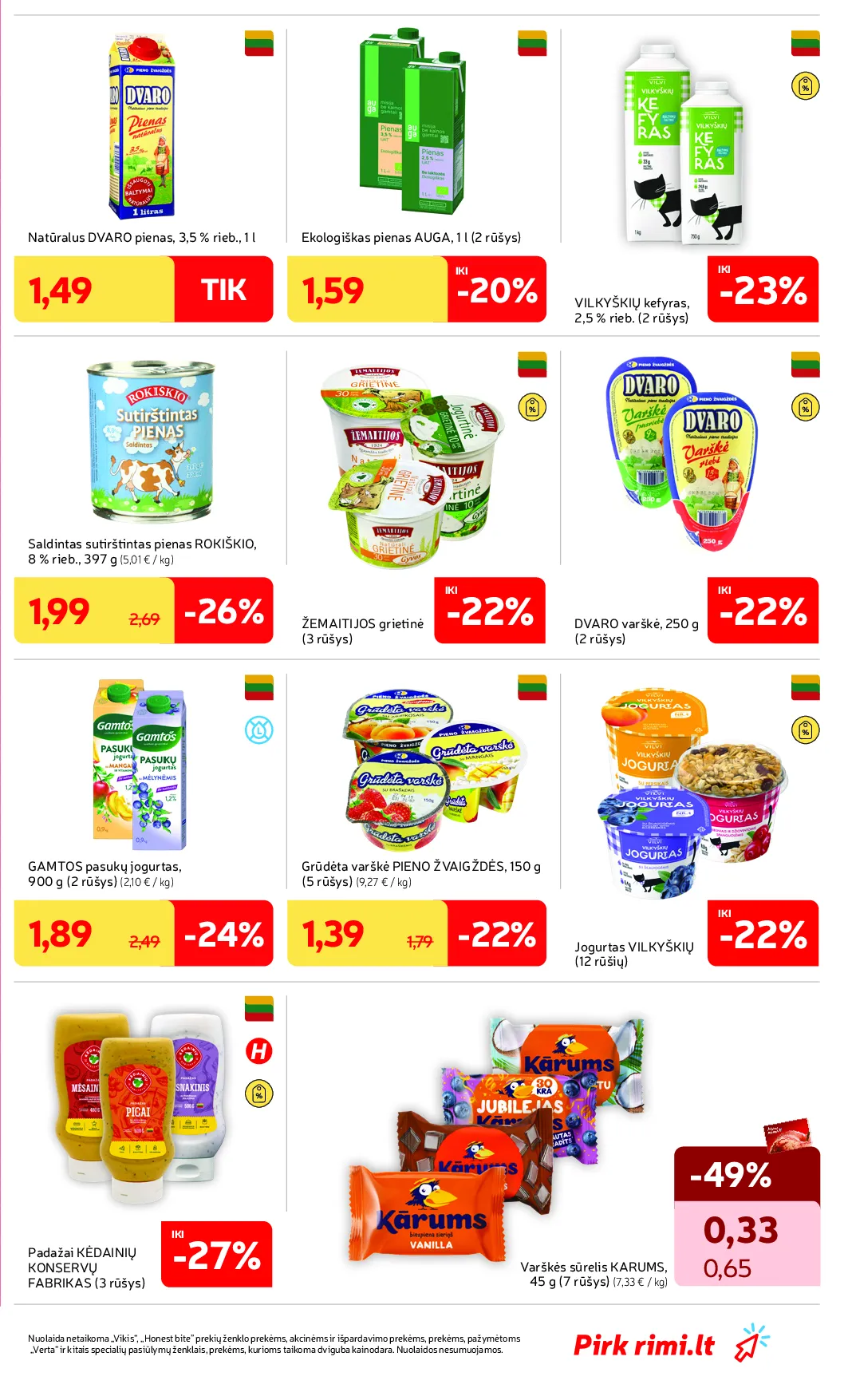 Rimi akcijos šią savaitę. Galioja nuo 2026-05-19 iki 2026-05-25 – 21 psl.