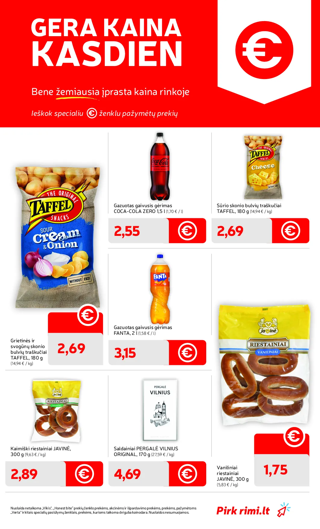 Rimi akcijos šią savaitę. Galioja nuo 2026-05-19 iki 2026-05-25 – 7 psl.