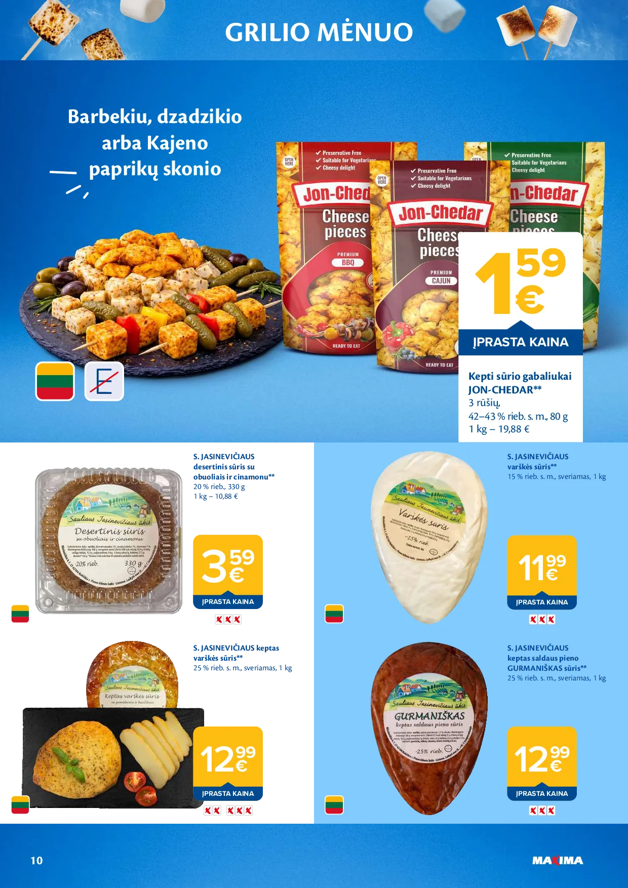 Maxima grilio mėnuo – 10 psl.