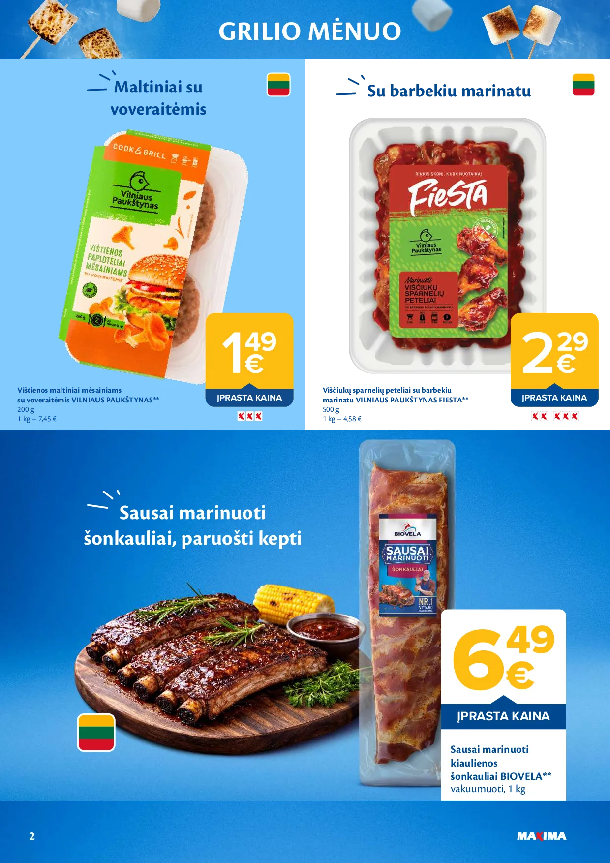 Maxima grilio mėnuo – 2 psl.