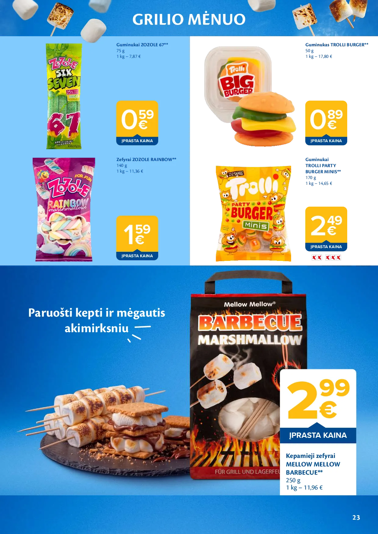Maxima grilio mėnuo – 23 psl.