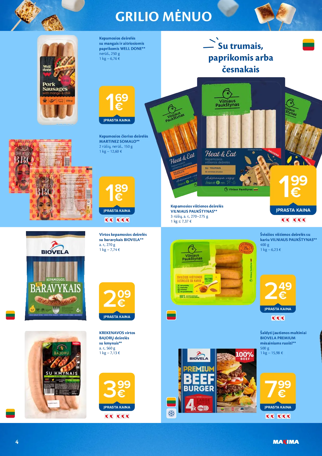 Maxima grilio mėnuo – 4 psl.