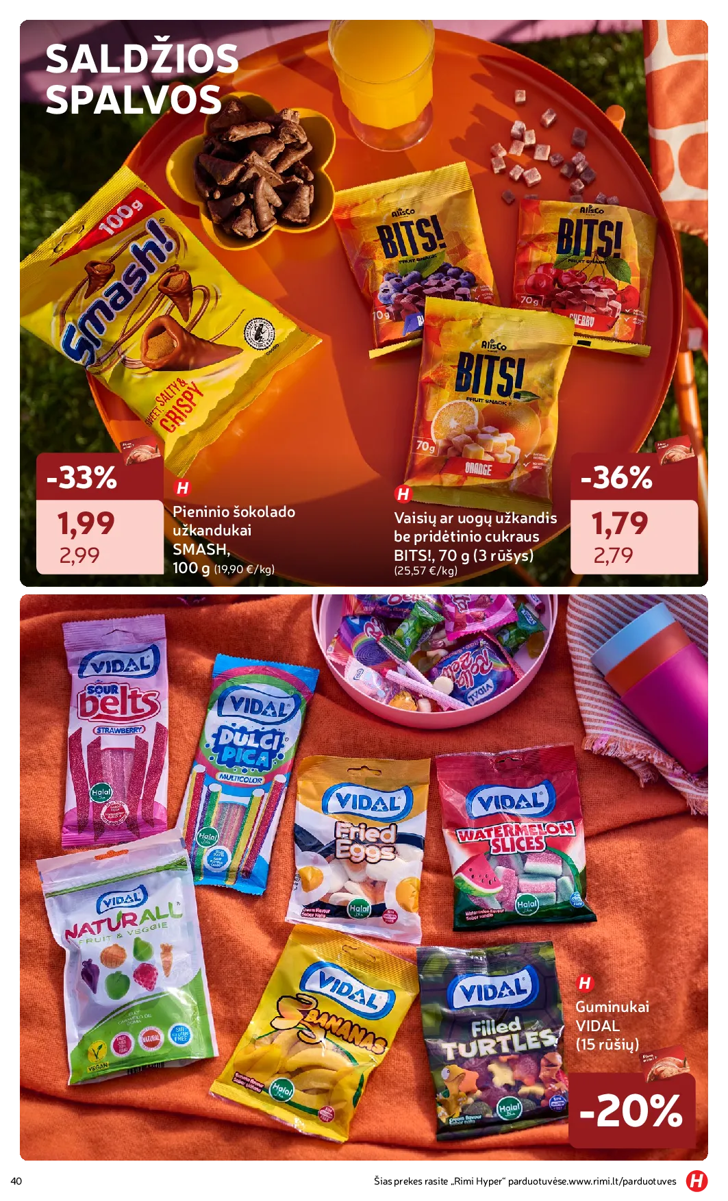 Rimi vasaros asortimento katalogas – 40 psl.