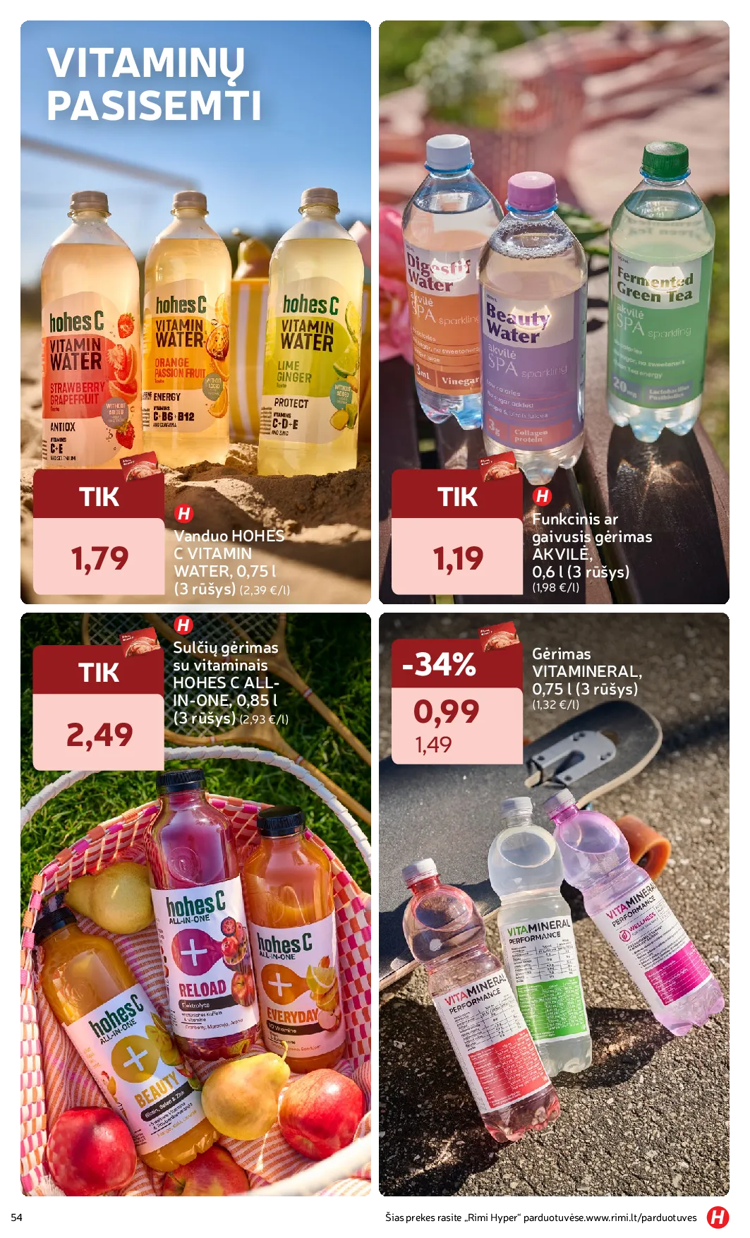 Rimi vasaros asortimento katalogas – 54 psl.