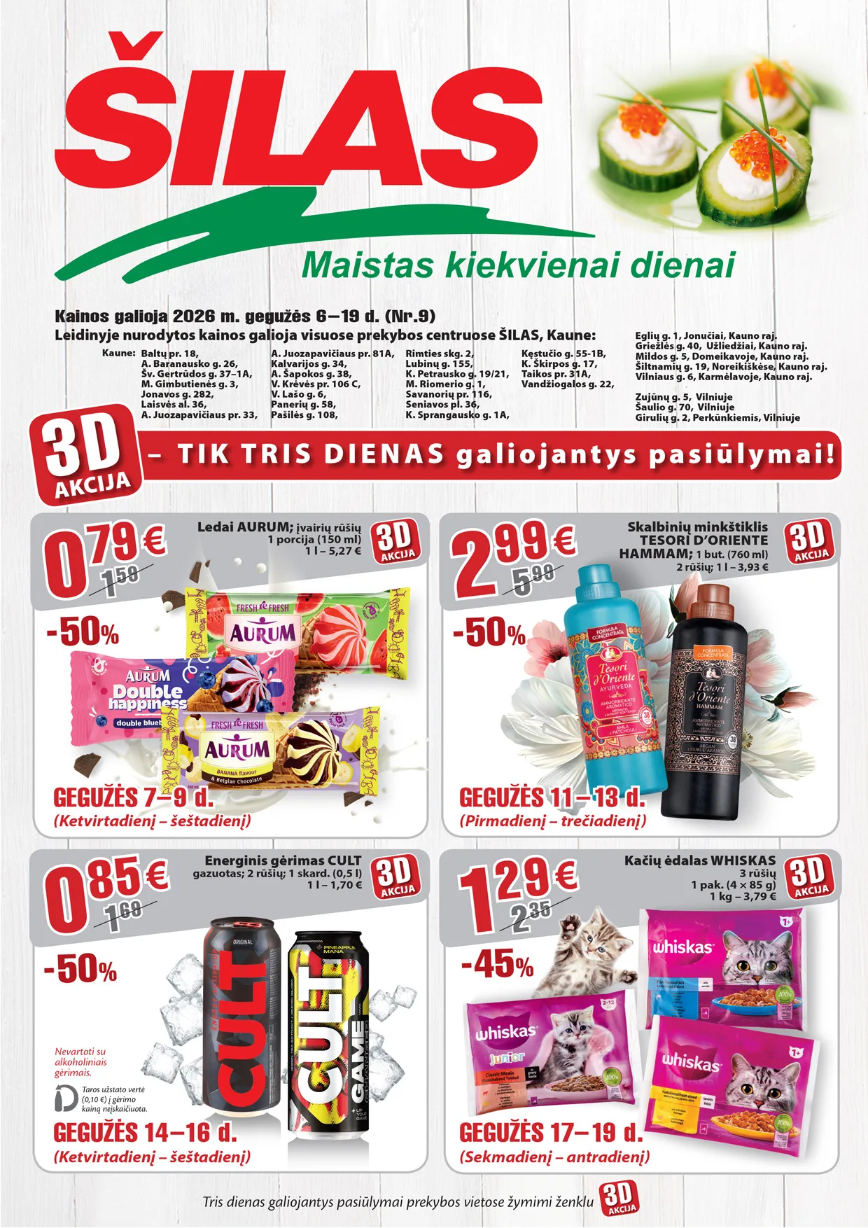 Šilas leidinys – 1 psl.