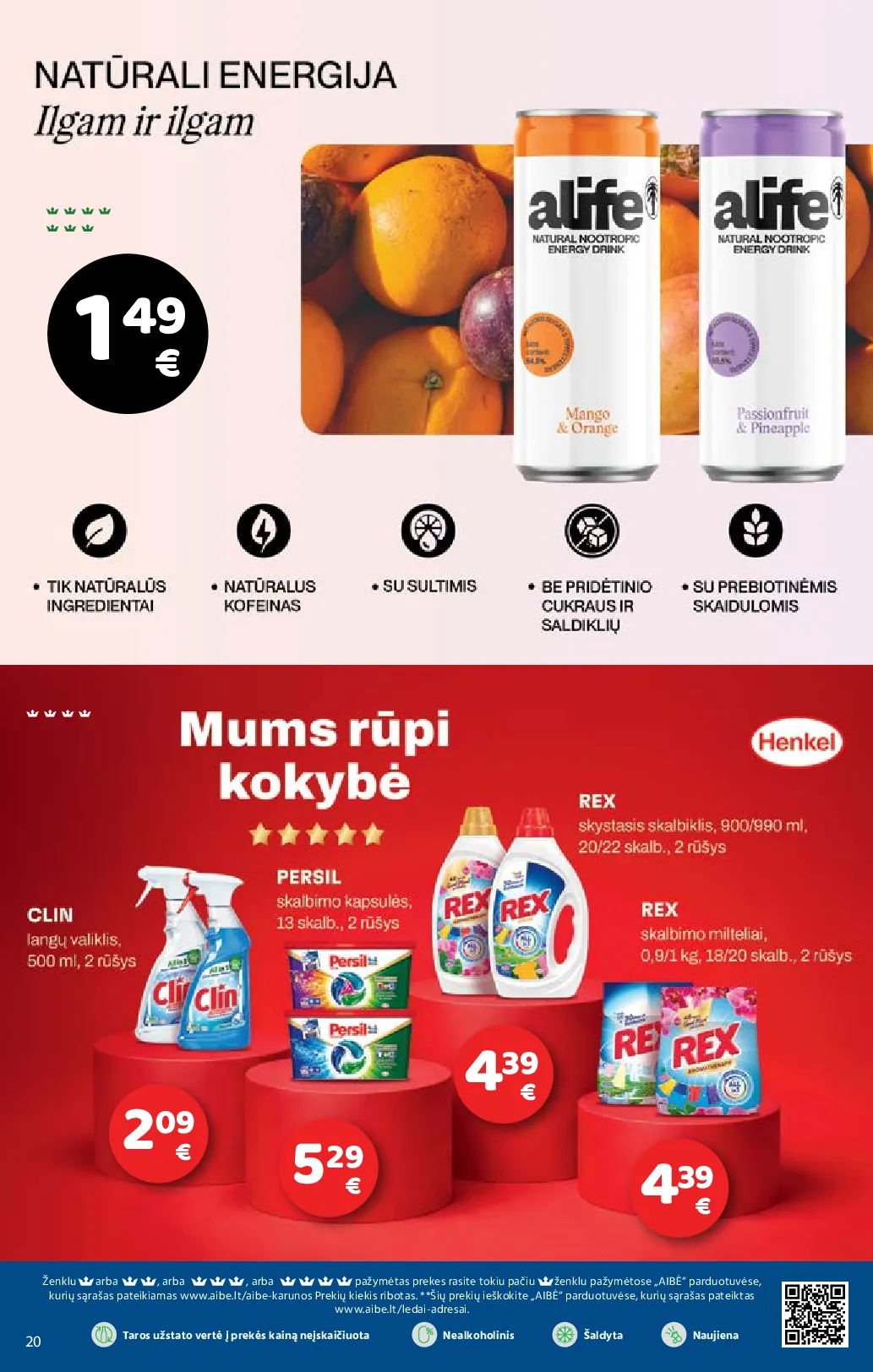 Aibė akcijos šią savaitę. Galioja nuo 2026-05-21 iki 2026-06-02 – 20 psl.