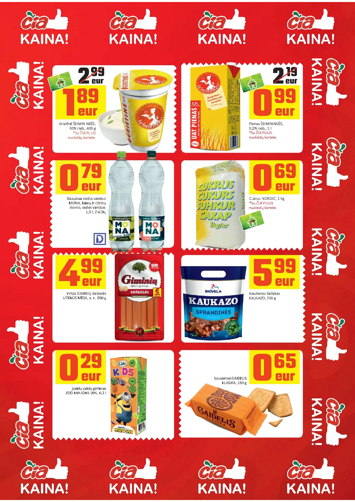Čia Market akcijos šią savaitę. Galioja nuo 2026-05-12 iki 2026-05-25 – 19 psl.