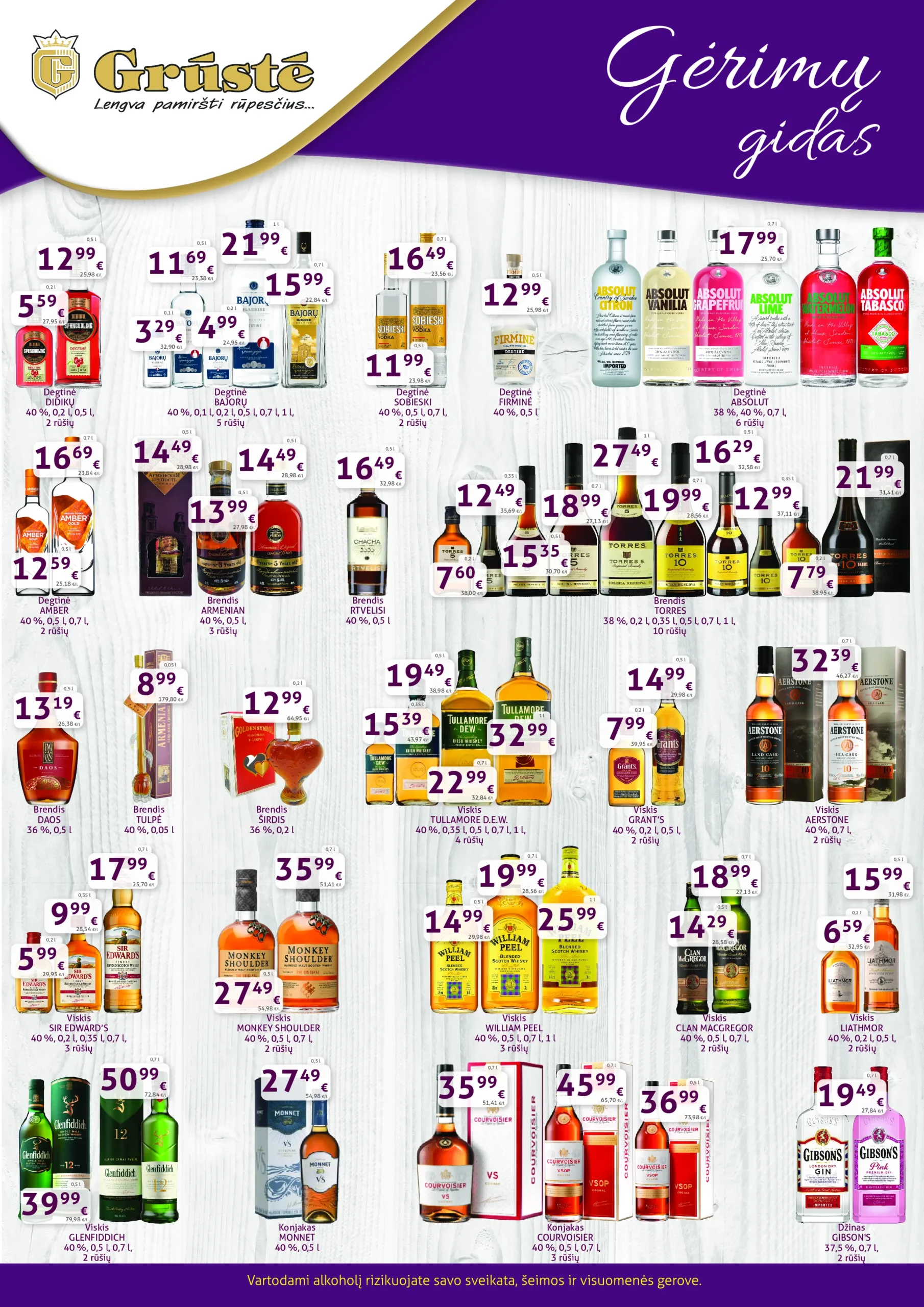 GRŪSTĖ gėrimų gidas – 2 psl.
