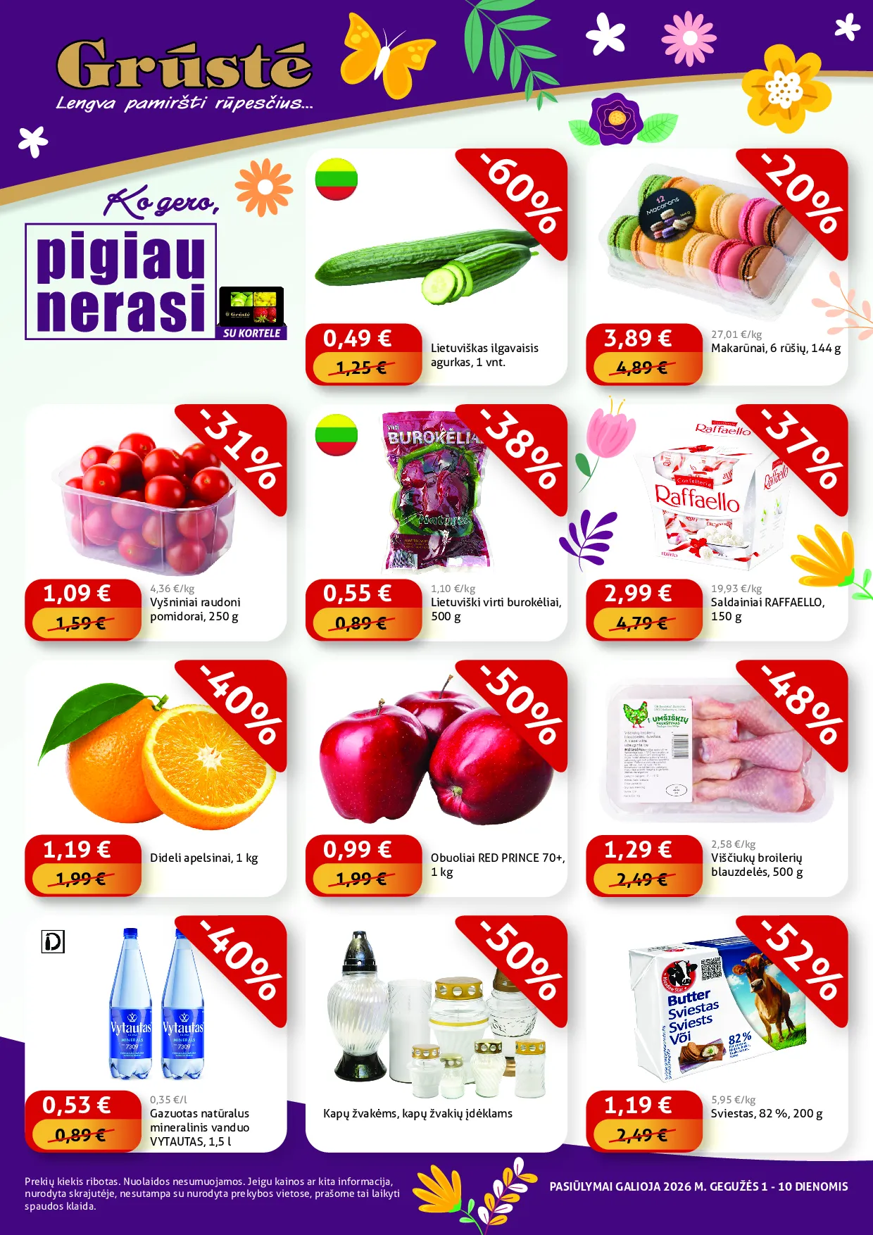 Grūstė pigiau nerasi – 1 psl.