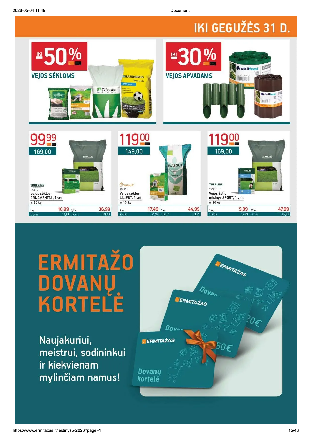 Ermitažas leidinys – 15 psl.