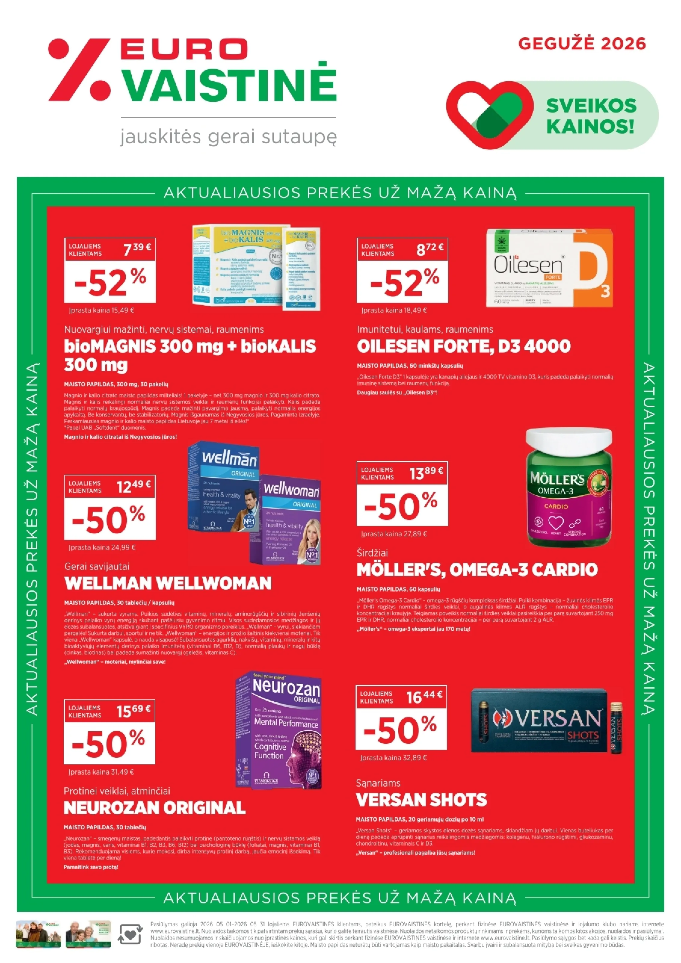 Eurovaistinė leidinys – 1 psl.