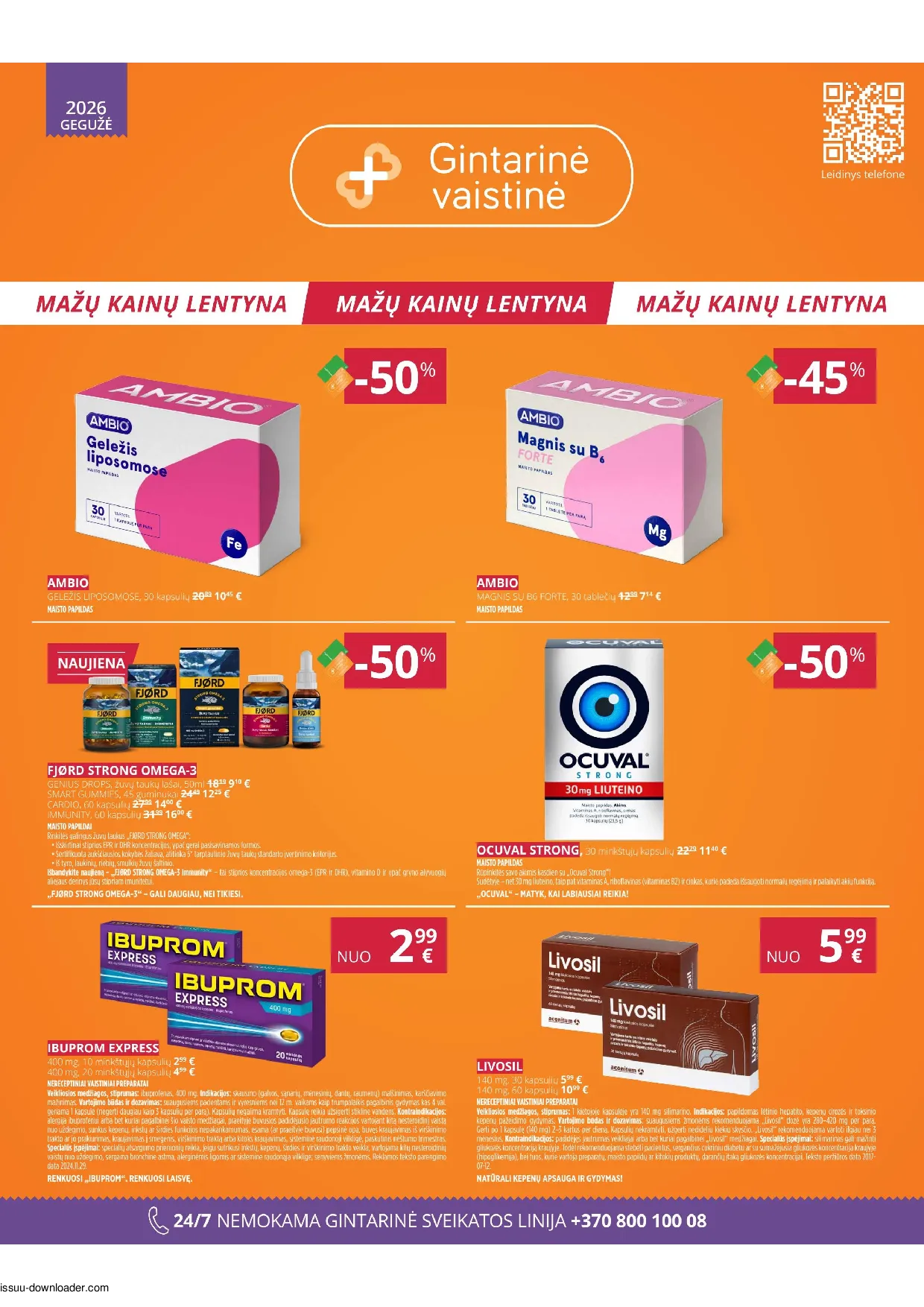 Gintarinės vaistinės leidinys – 1 psl.