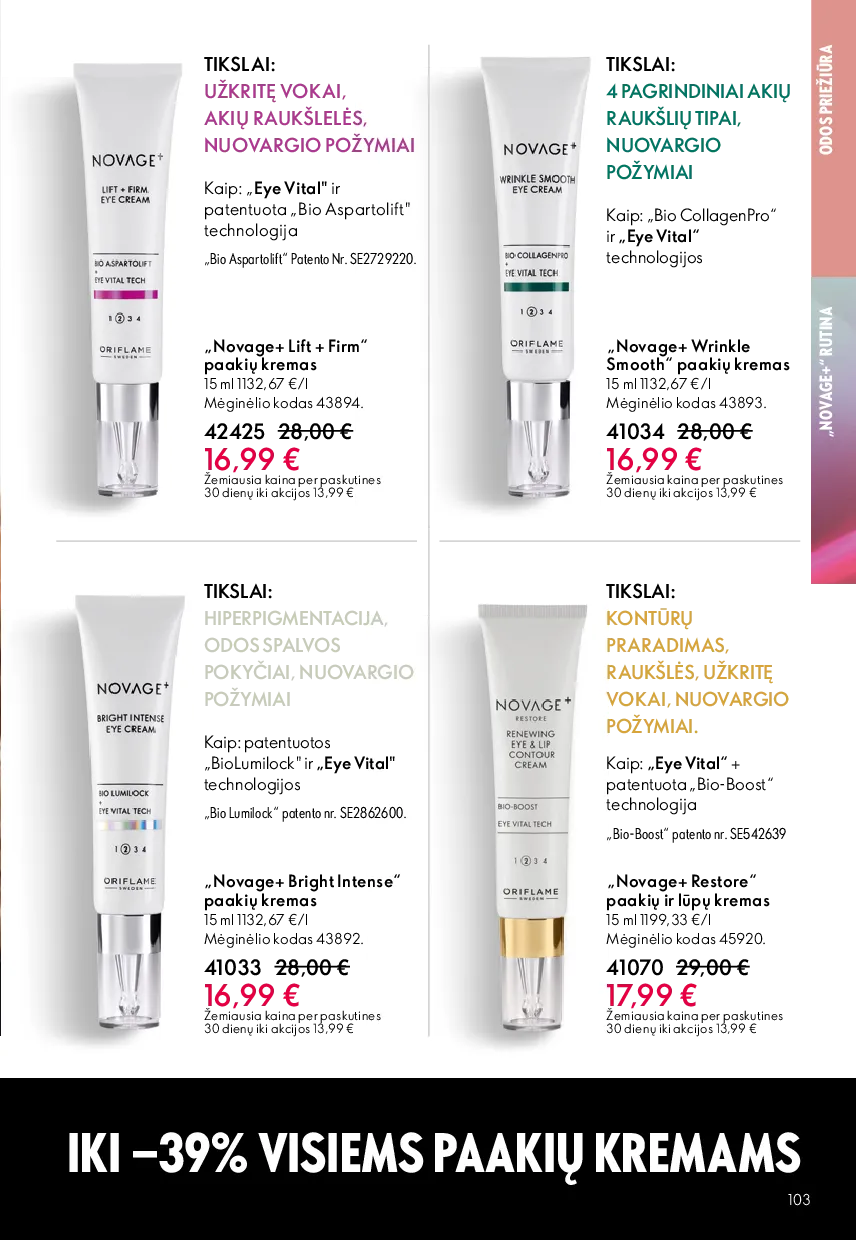 Oriflame akcijos šią savaitę. Galioja nuo 2026-05-13 iki 2026-06-02 – 103 psl.