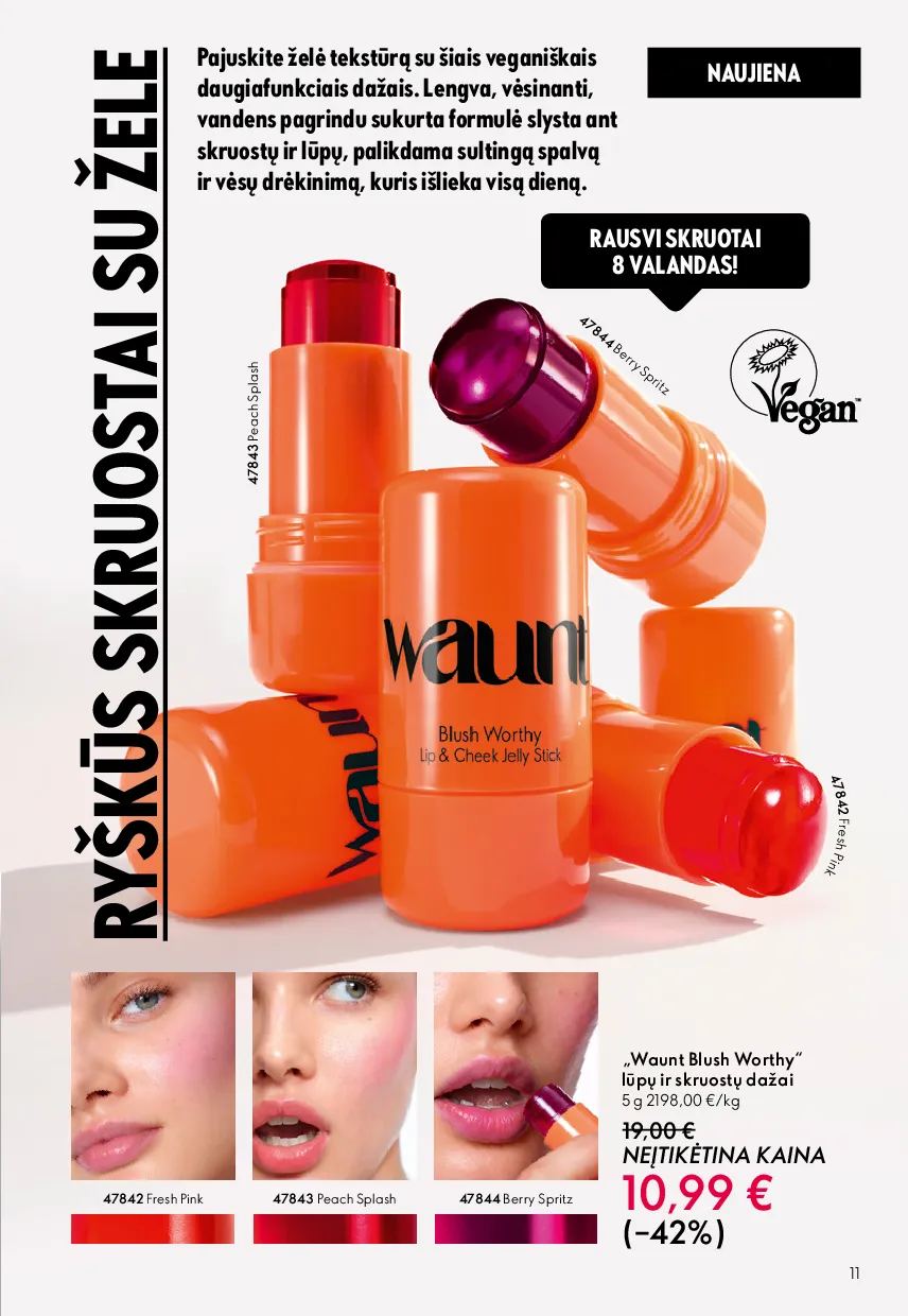 Oriflame akcijos šią savaitę. Galioja nuo 2026-05-13 iki 2026-06-02 – 11 psl.