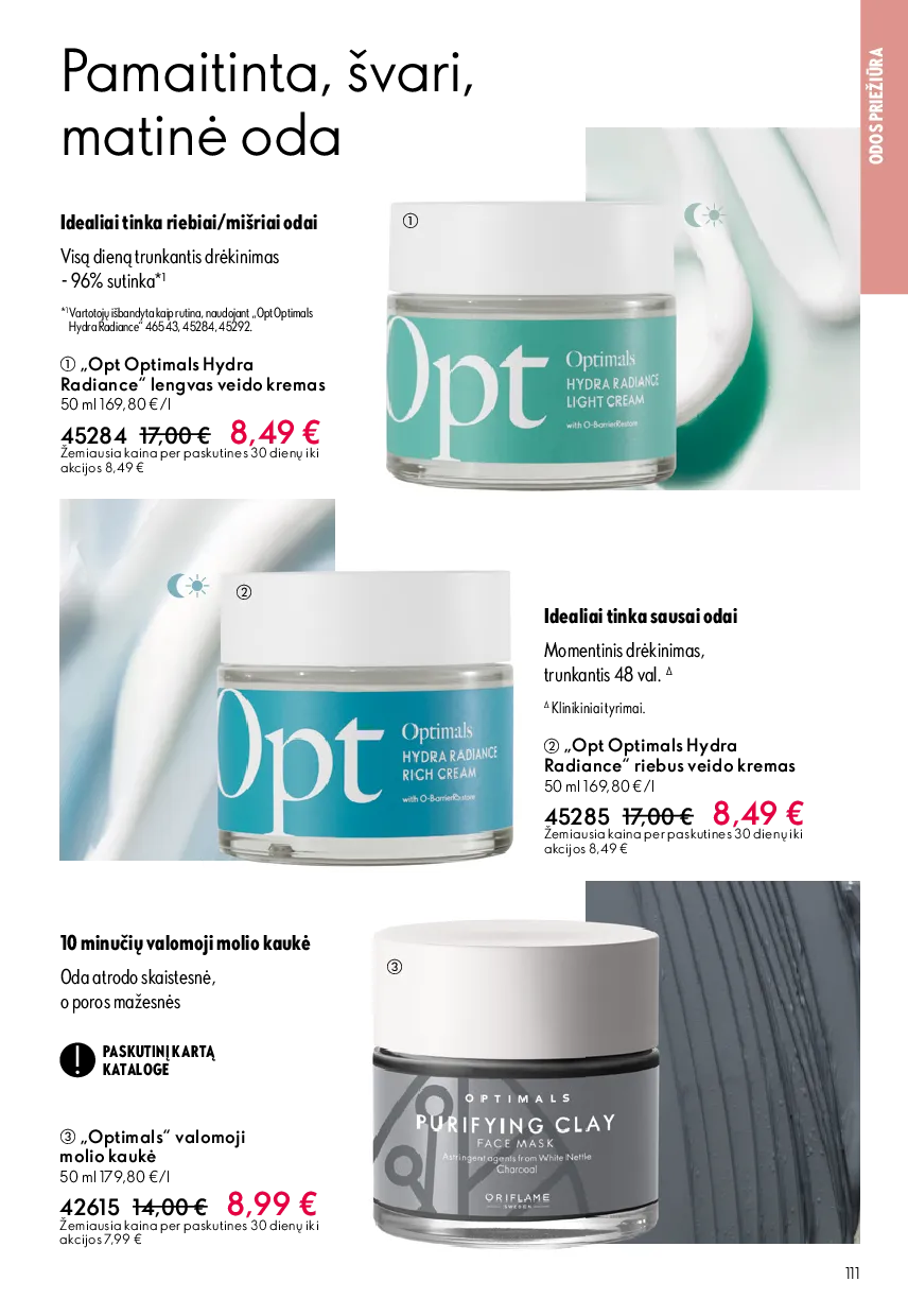 Oriflame akcijos šią savaitę. Galioja nuo 2026-05-13 iki 2026-06-02 – 111 psl.
