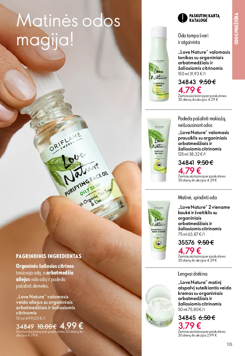 Oriflame akcijos šią savaitę. Galioja nuo 2026-05-13 iki 2026-06-02 – 115 psl.