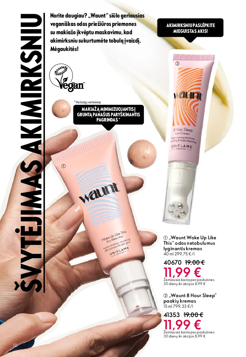 Oriflame akcijos šią savaitę. Galioja nuo 2026-05-13 iki 2026-06-02 – 12 psl.