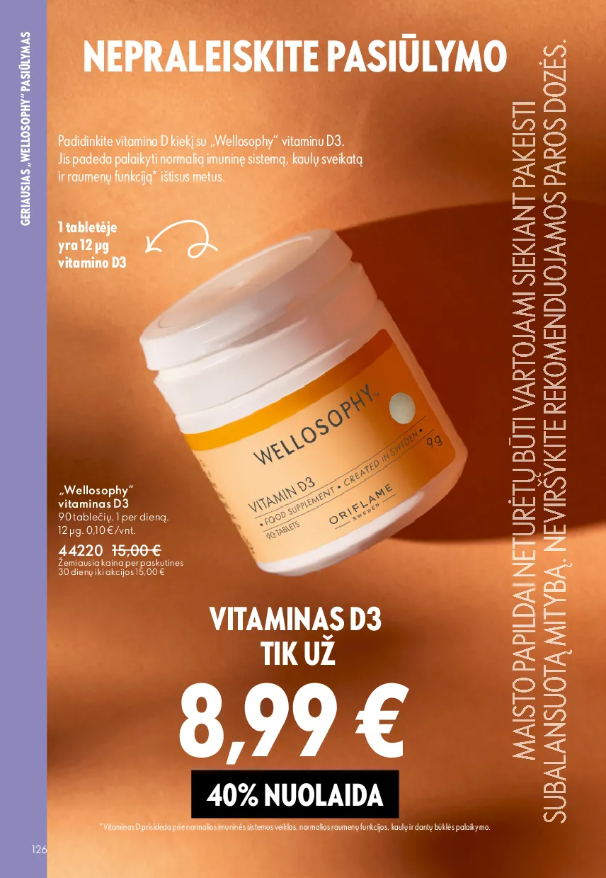 Oriflame akcijos šią savaitę. Galioja nuo 2026-05-13 iki 2026-06-02 – 126 psl.