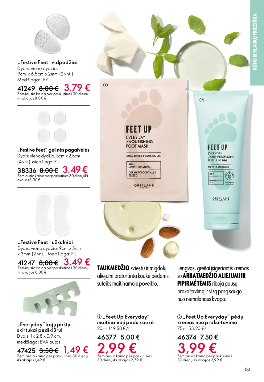 Oriflame akcijos šią savaitę. Galioja nuo 2026-05-13 iki 2026-06-02 – 131 psl.