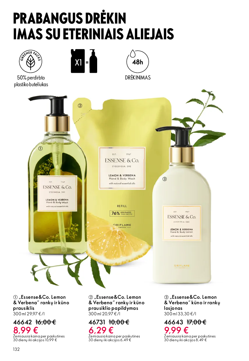 Oriflame akcijos šią savaitę. Galioja nuo 2026-05-13 iki 2026-06-02 – 132 psl.