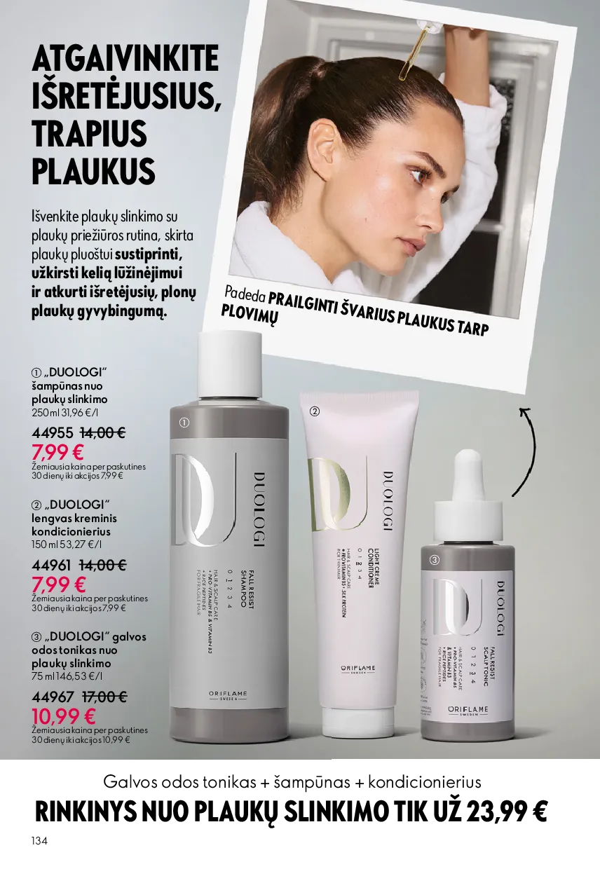 Oriflame akcijos šią savaitę. Galioja nuo 2026-05-13 iki 2026-06-02 – 134 psl.