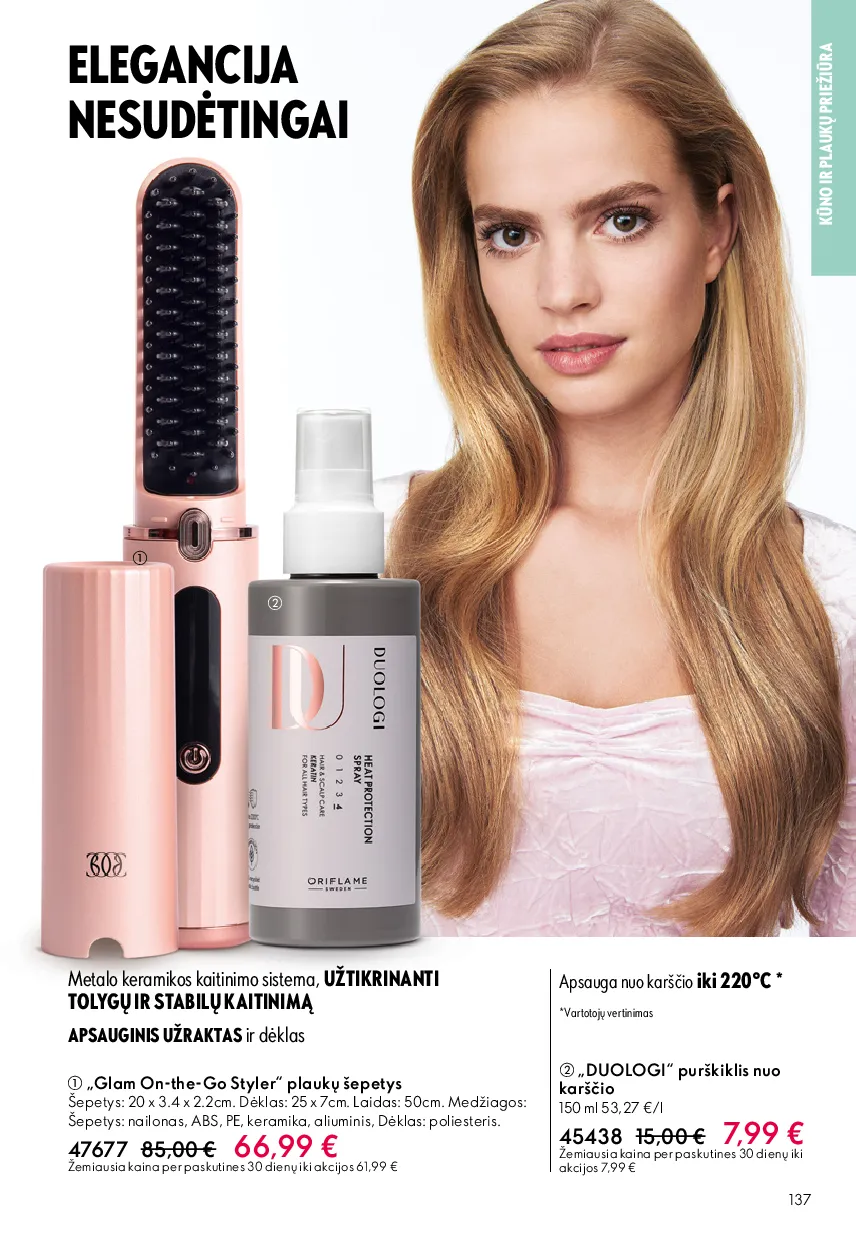 Oriflame akcijos šią savaitę. Galioja nuo 2026-05-13 iki 2026-06-02 – 137 psl.