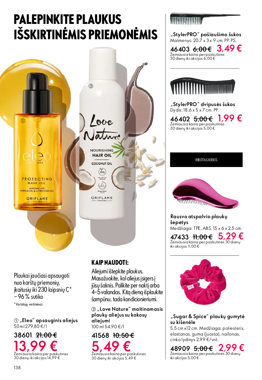 Oriflame akcijos šią savaitę. Galioja nuo 2026-05-13 iki 2026-06-02 – 138 psl.