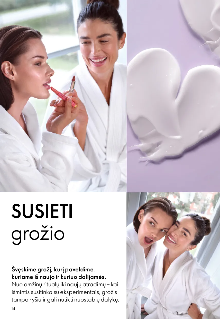 Oriflame akcijos šią savaitę. Galioja nuo 2026-05-13 iki 2026-06-02 – 14 psl.