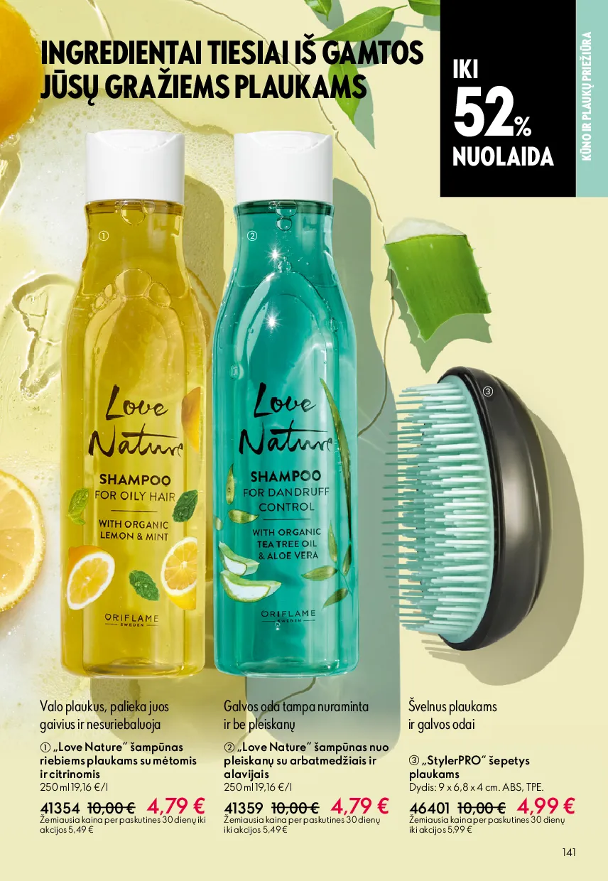 Oriflame akcijos šią savaitę. Galioja nuo 2026-05-13 iki 2026-06-02 – 141 psl.
