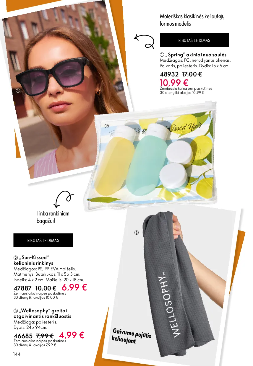 Oriflame akcijos šią savaitę. Galioja nuo 2026-05-13 iki 2026-06-02 – 144 psl.