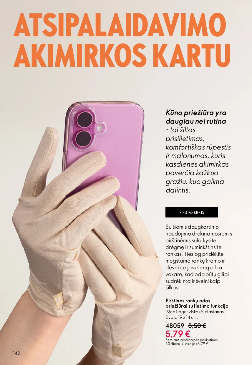 Oriflame akcijos šią savaitę. Galioja nuo 2026-05-13 iki 2026-06-02 – 148 psl.