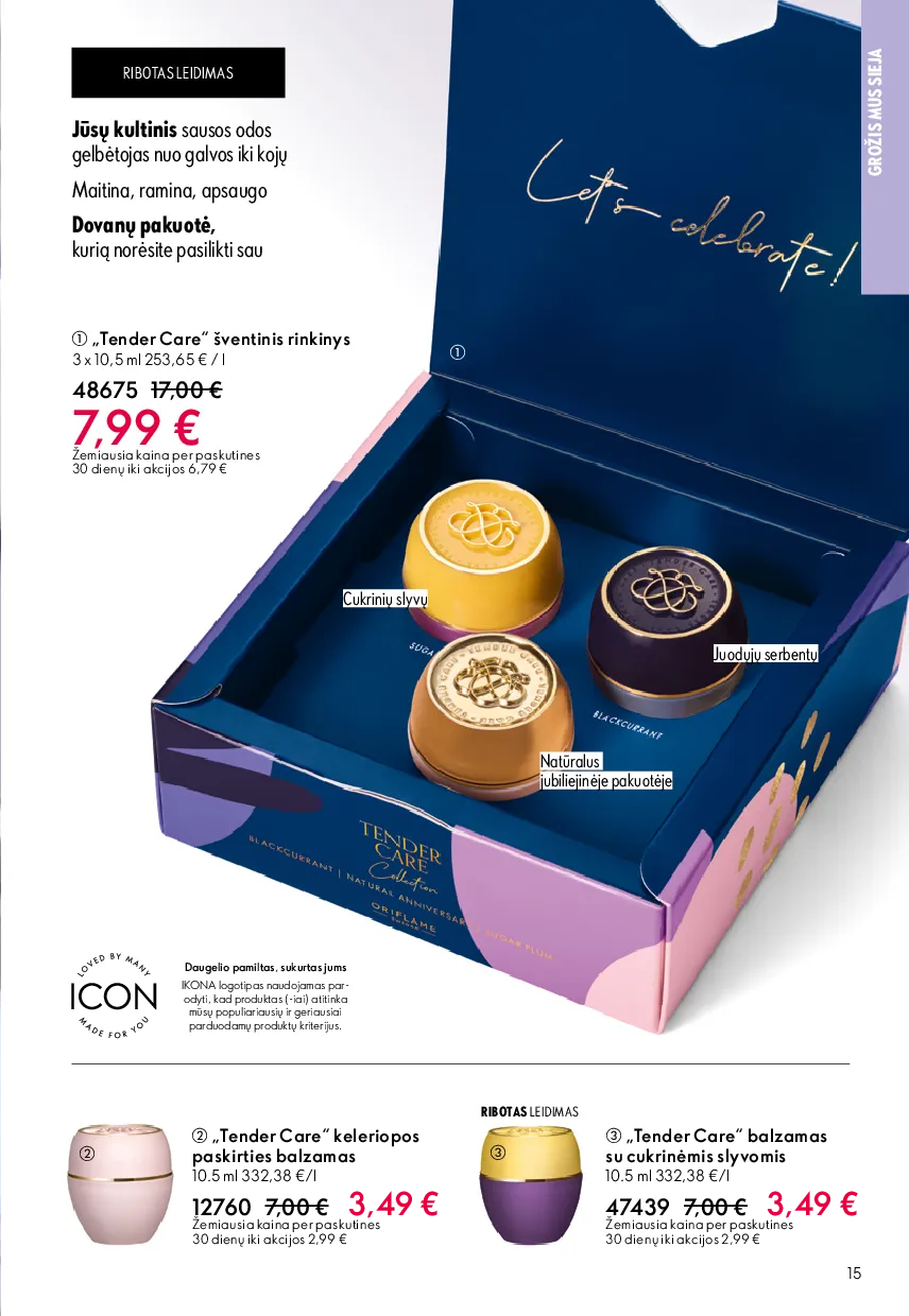 Oriflame akcijos šią savaitę. Galioja nuo 2026-05-13 iki 2026-06-02 – 15 psl.