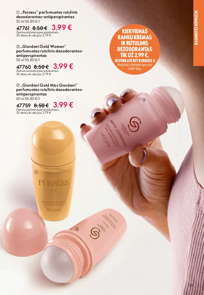 Oriflame akcijos šią savaitę. Galioja nuo 2026-05-13 iki 2026-06-02 – 151 psl.