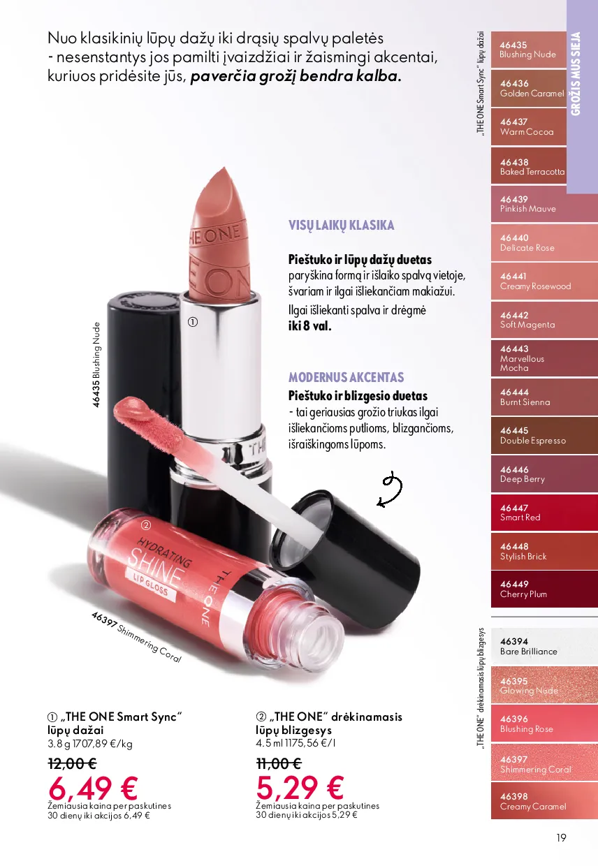 Oriflame akcijos šią savaitę. Galioja nuo 2026-05-13 iki 2026-06-02 – 19 psl.