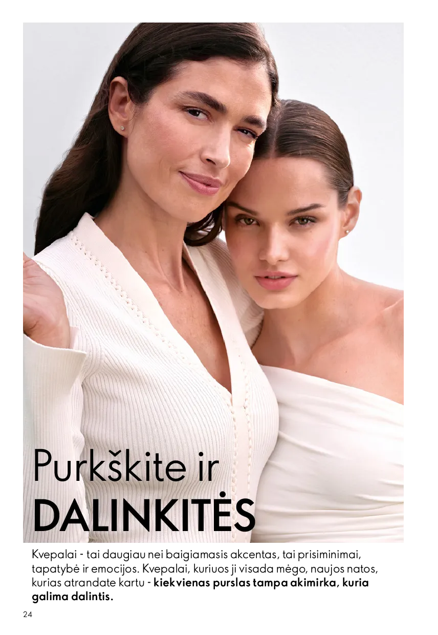 Oriflame akcijos šią savaitę. Galioja nuo 2026-05-13 iki 2026-06-02 – 24 psl.