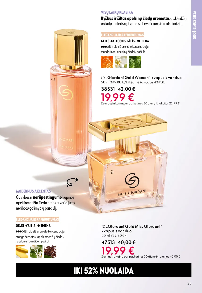 Oriflame akcijos šią savaitę. Galioja nuo 2026-05-13 iki 2026-06-02 – 25 psl.