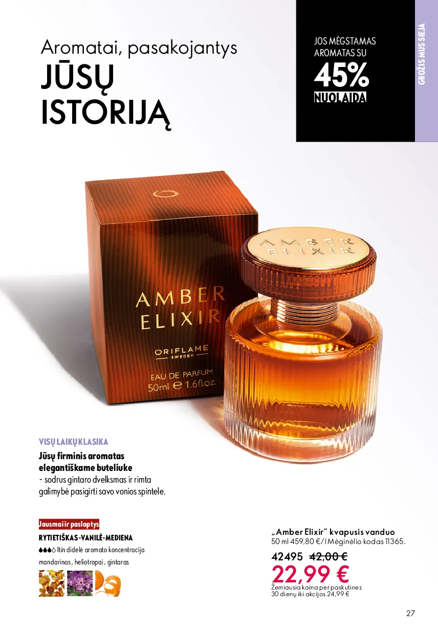Oriflame akcijos šią savaitę. Galioja nuo 2026-05-13 iki 2026-06-02 – 27 psl.